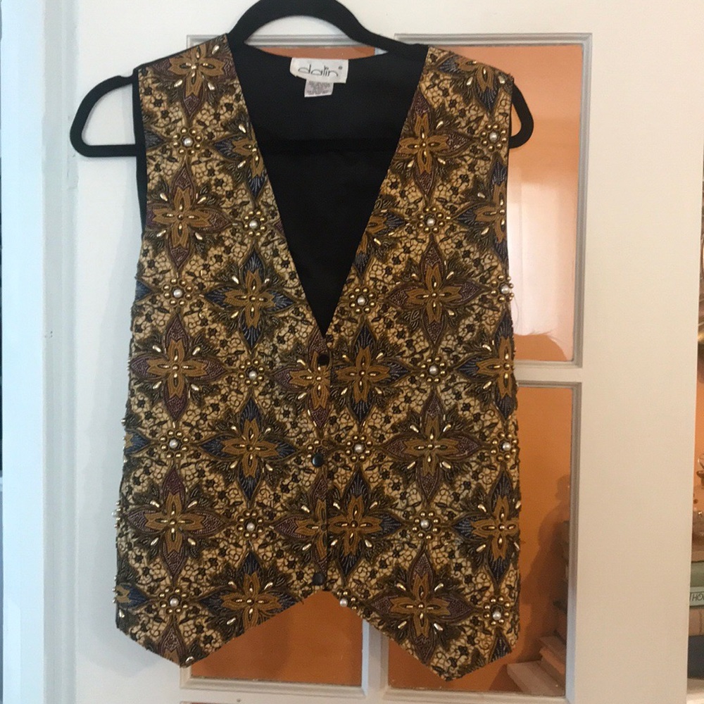 Vintage Beaded Vest.